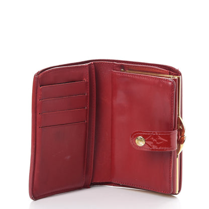 Louis Vuitton Vernis French Purse Wallet Pomme D'Amour 5 of 20