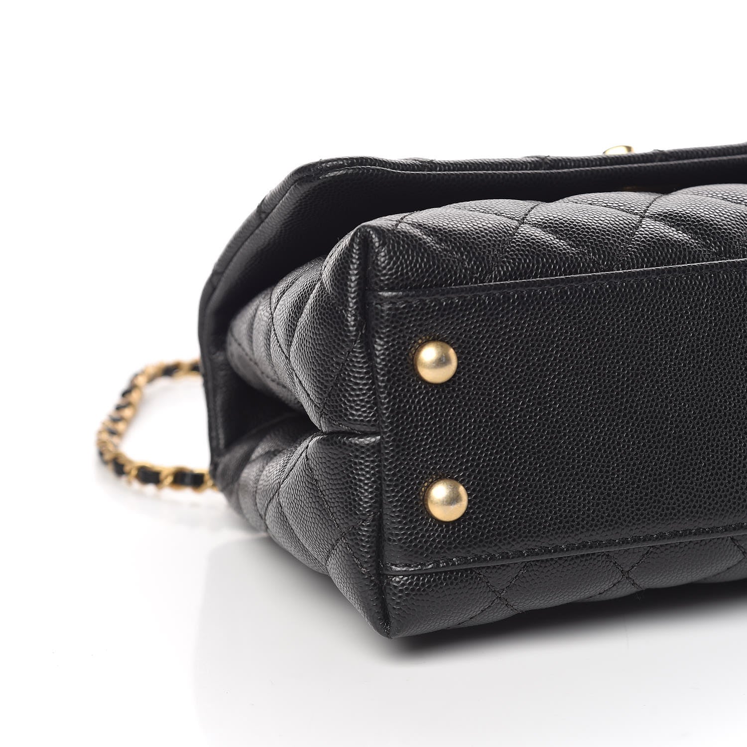 Chanel Caviar Quilted Mini Coco Handle Flap Black 8 of 14