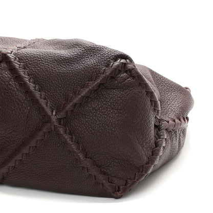 Bottega Veneta Washed Cervo Deerskin Hobo Burgundy 9 of 9