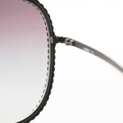Chanel Crystal Aviator Sunglasses 71108 Black 9 of 10