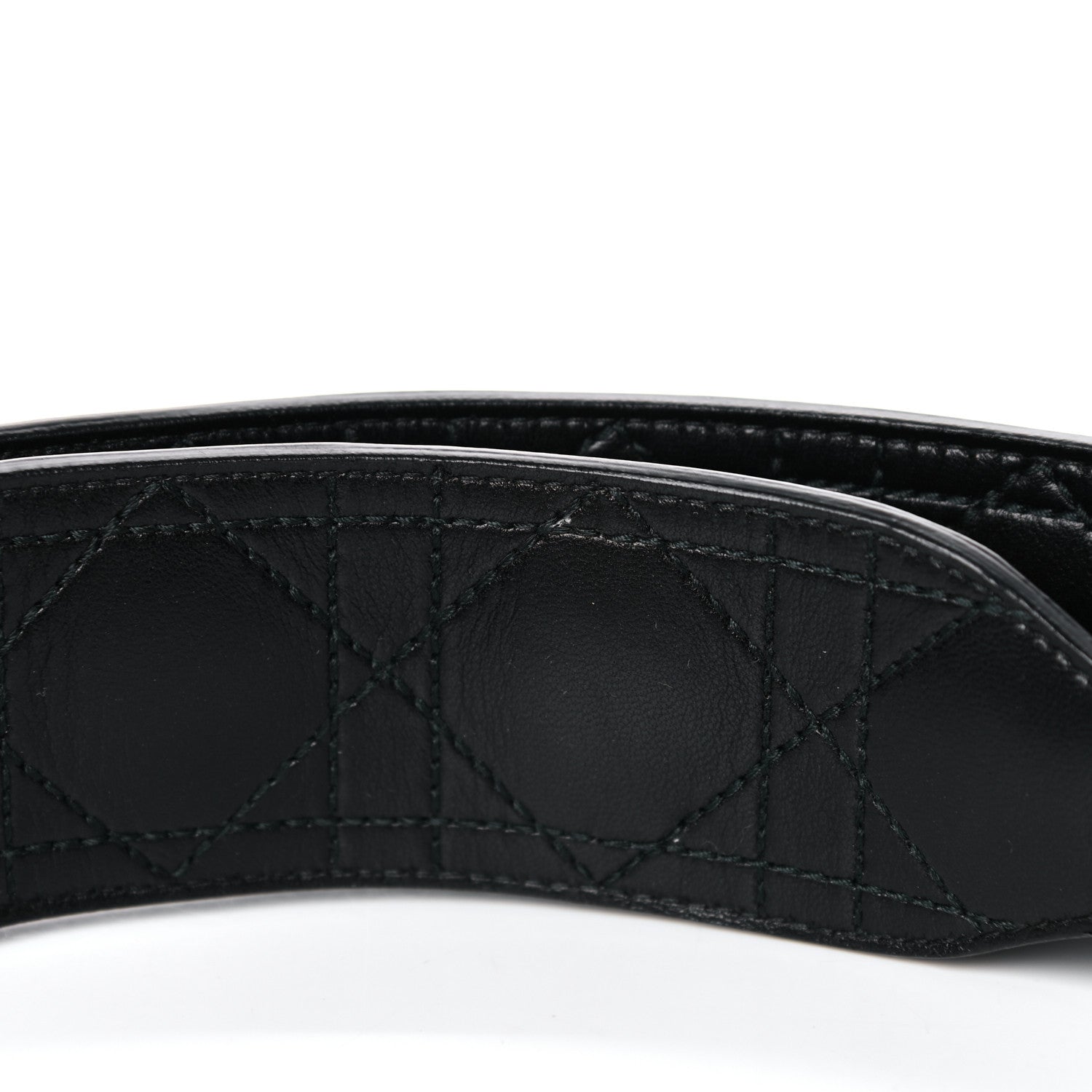 Christian Dior Lambskin Cannage Shoulder Strap Black 4 of 4