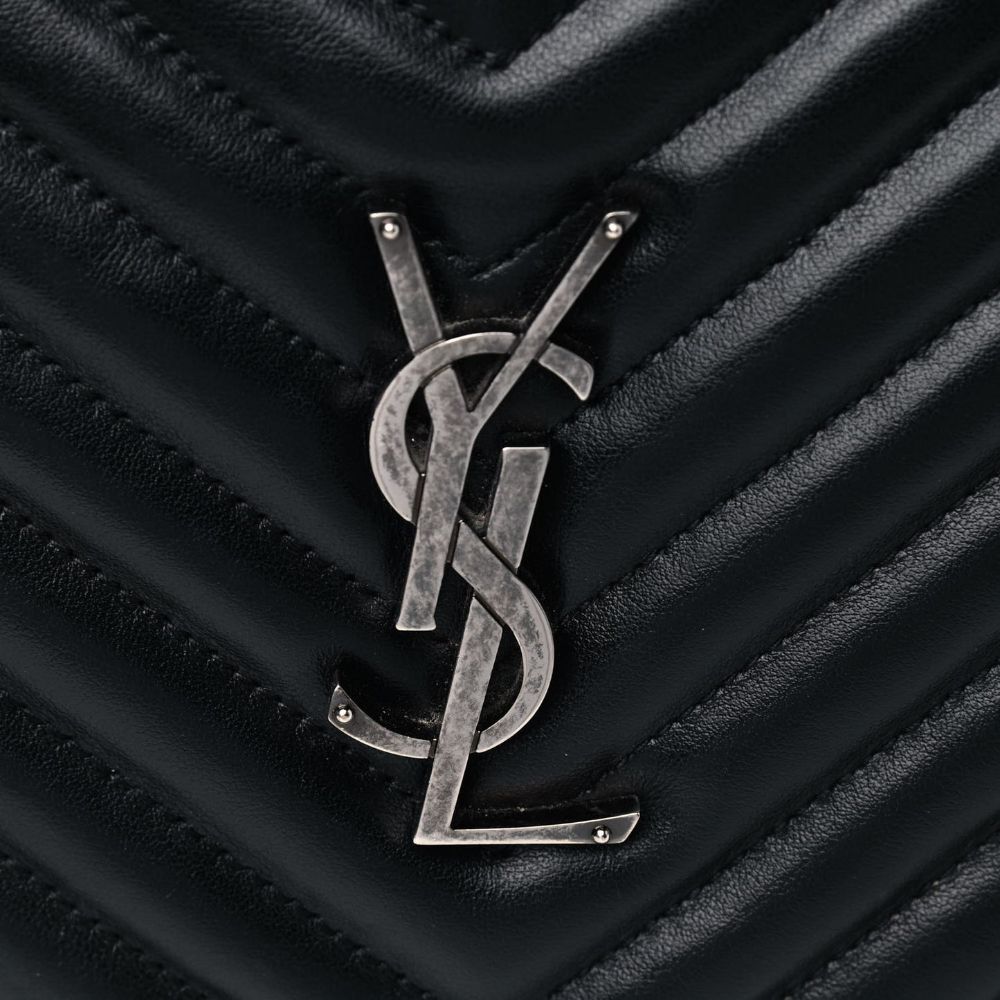 Calfskin Matelasse Monogram Lou Camera Bag Black