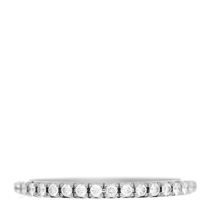 Tiffany 18K White Gold Diamond Metro Band Ring 47 4 3 of 4