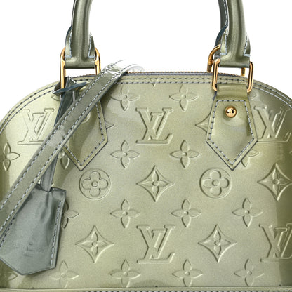 Louis Vuitton Vernis Alma BB Givre 7 of 9