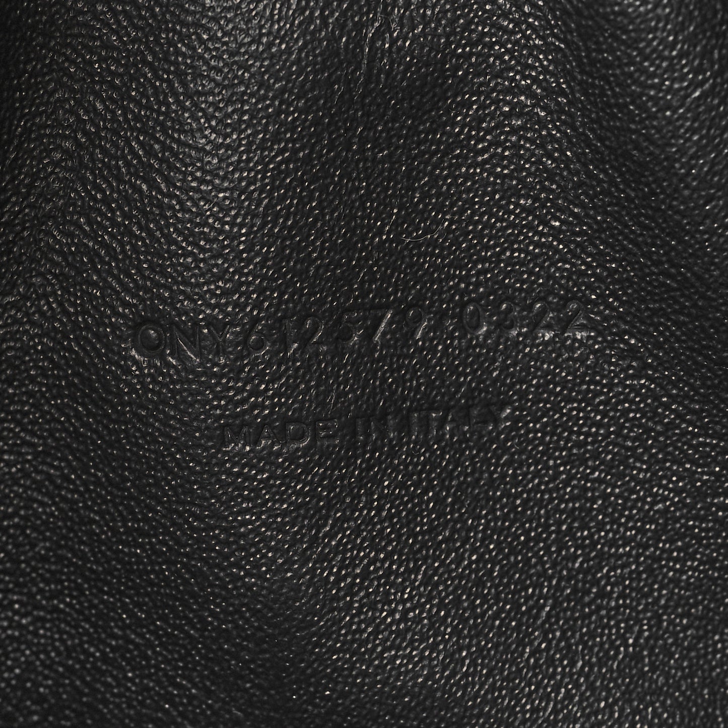 SAINT LAURENT Grain De Poudre Matelasse Monogram Mini Lou Camera Bag Black