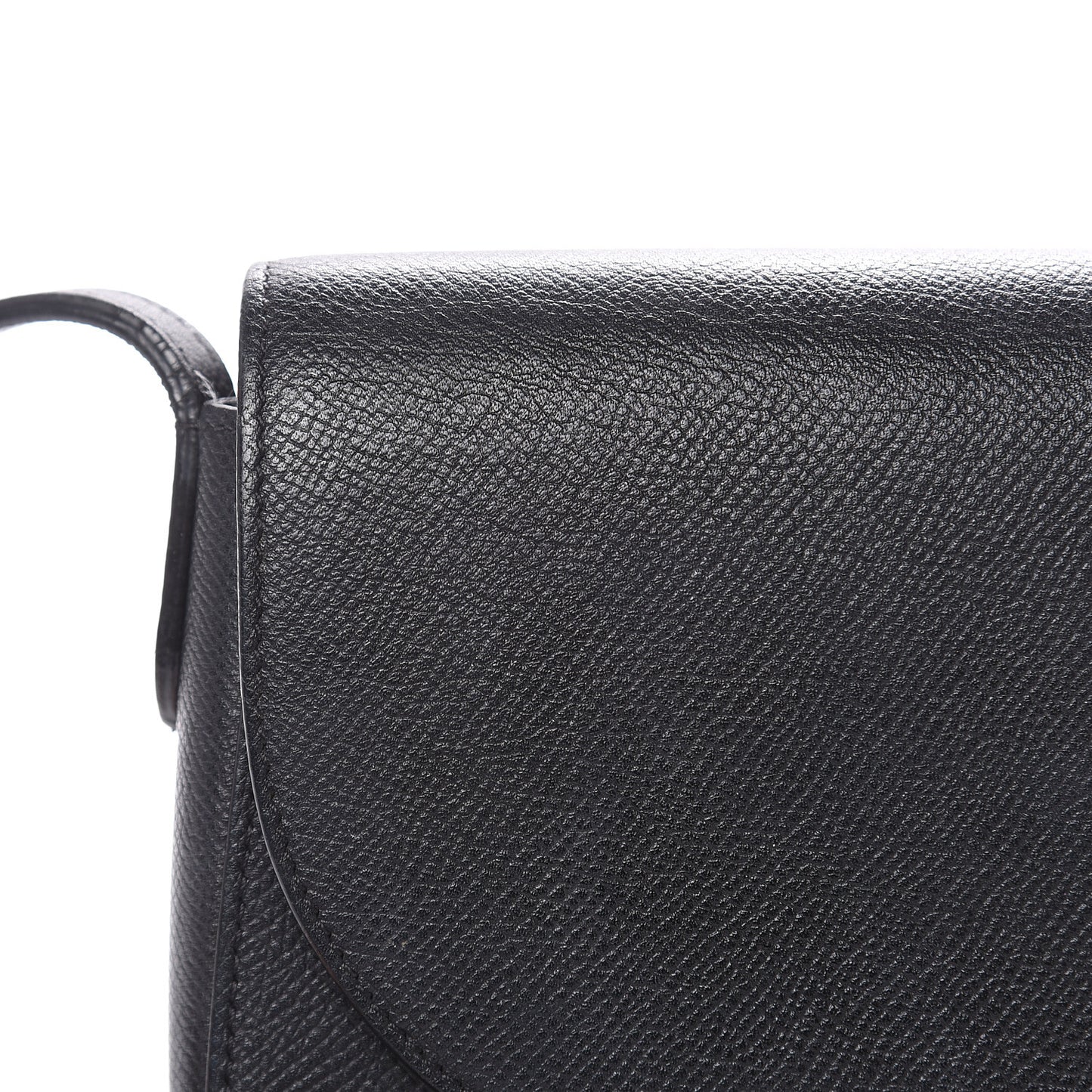 Baby Grained Calfskin Small Trotteur Black