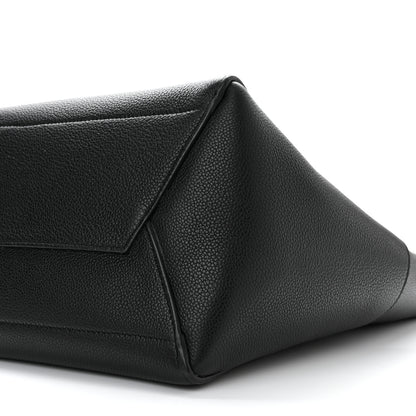 Celine Soft Grained Calfskin Sangle Bucket Bag Black 10 of 11