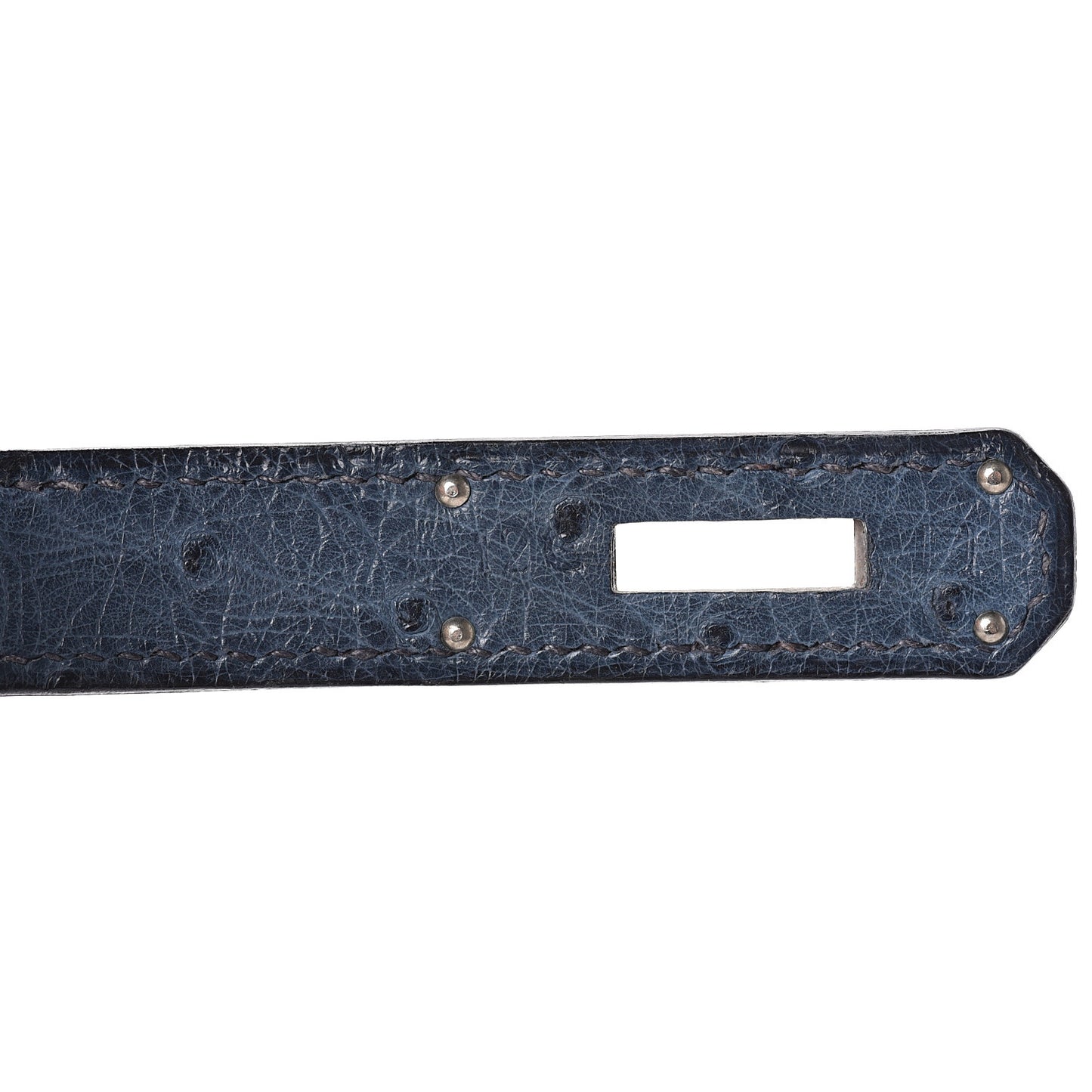 Ostrich Kelly Sellier 28 Bleu Roi