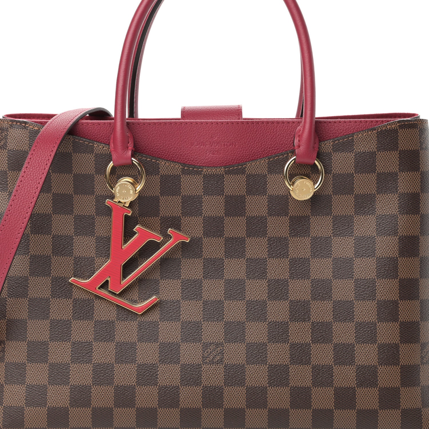 Louis Vuitton Damier Ebene LV Riverside Lie De Vin 8 of 12