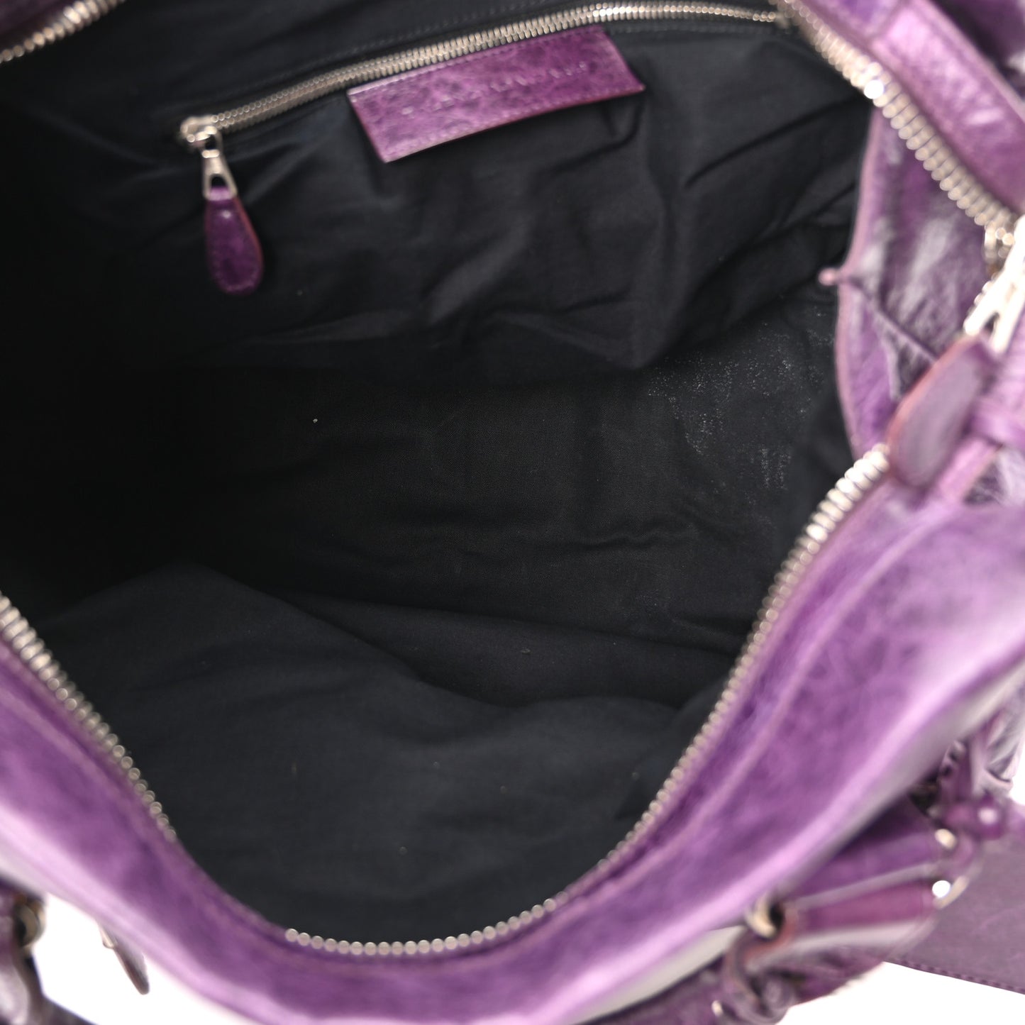 Agneau Giant 21 Silver Hardware Mid Day Raisin