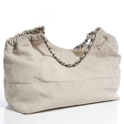 Chanel Calfskin Baby Coco Cabas White 3 of 10