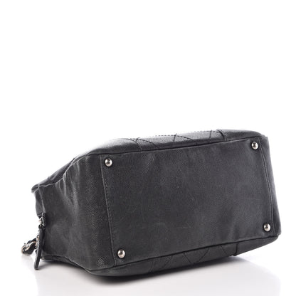 Chanel Distressed Caviar Outdoor Ligne Tote Black 4 of 11