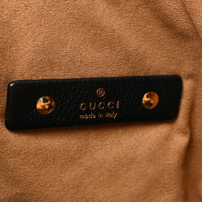Gucci Grained Calfskin Softbit Maxi Shoulder Bag Black 7 of 10