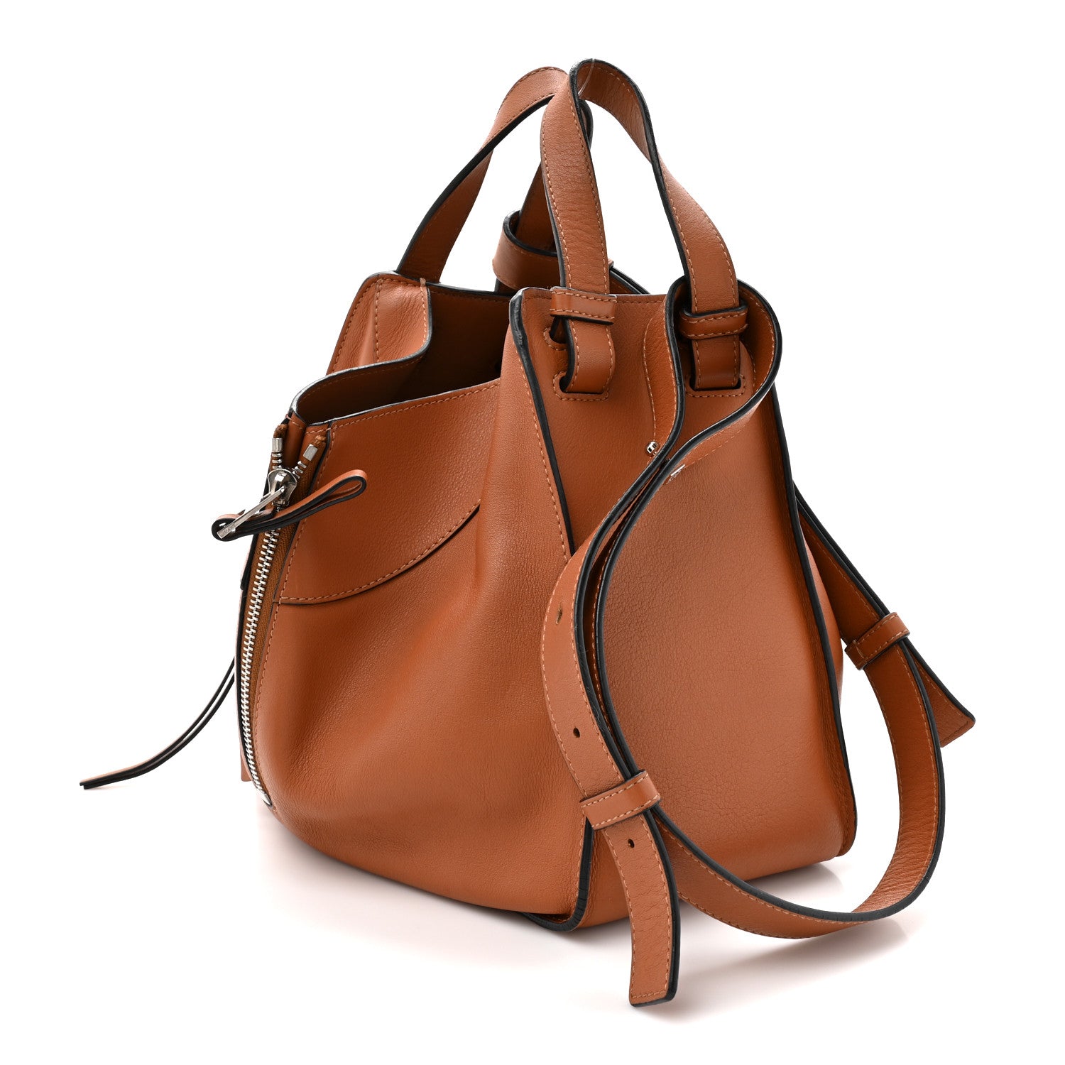 Loewe Calfskin Small Hammock Shoulder Bag Tan 3 of 15