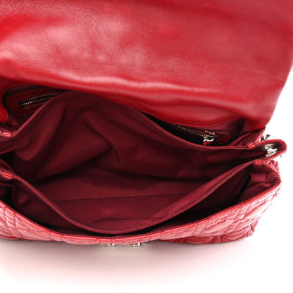 Christian Dior Patent Cannage New Lock Flap Red 6 of 14