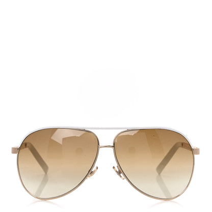 Gucci Aviator Sunglasses 1827/S White Gold 2 of 7