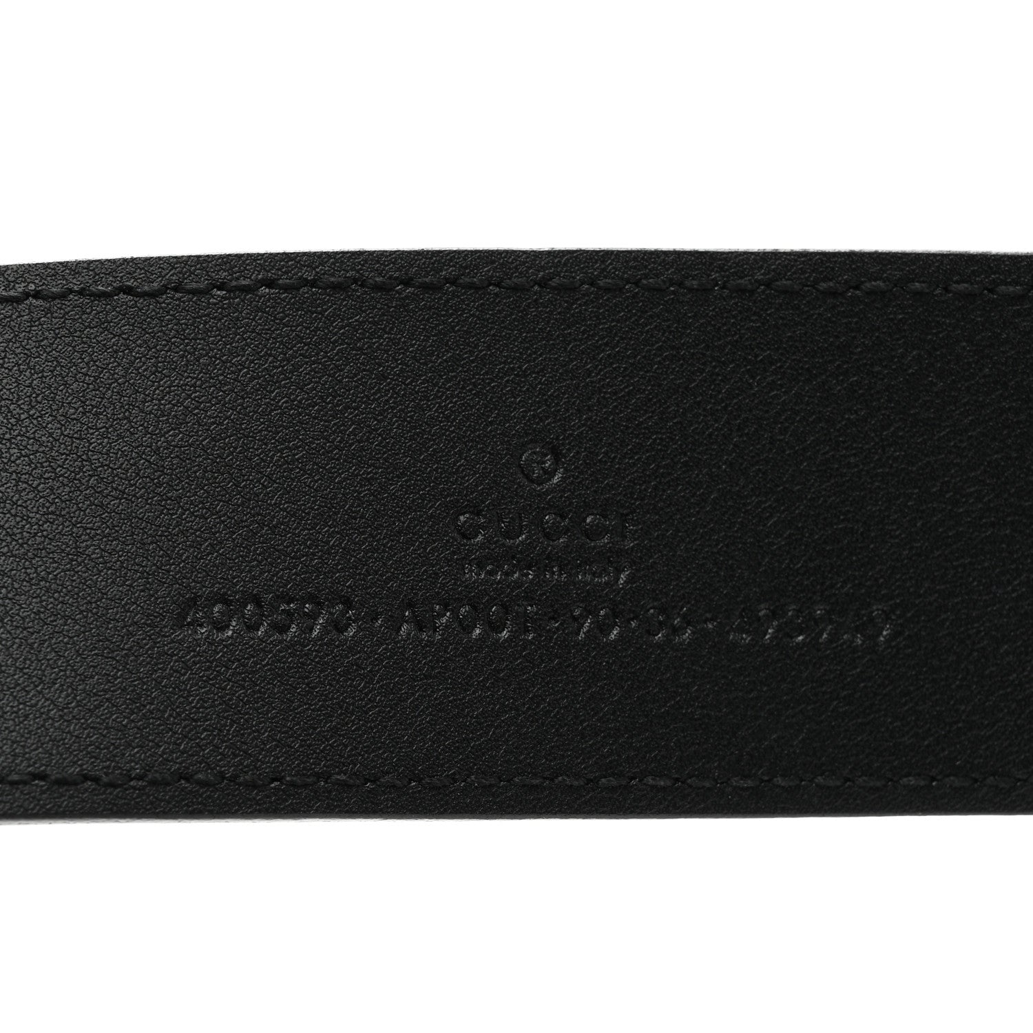 Gucci Plutone Calfskin Double G 40mm Belt 90 36 Black 5 of 6