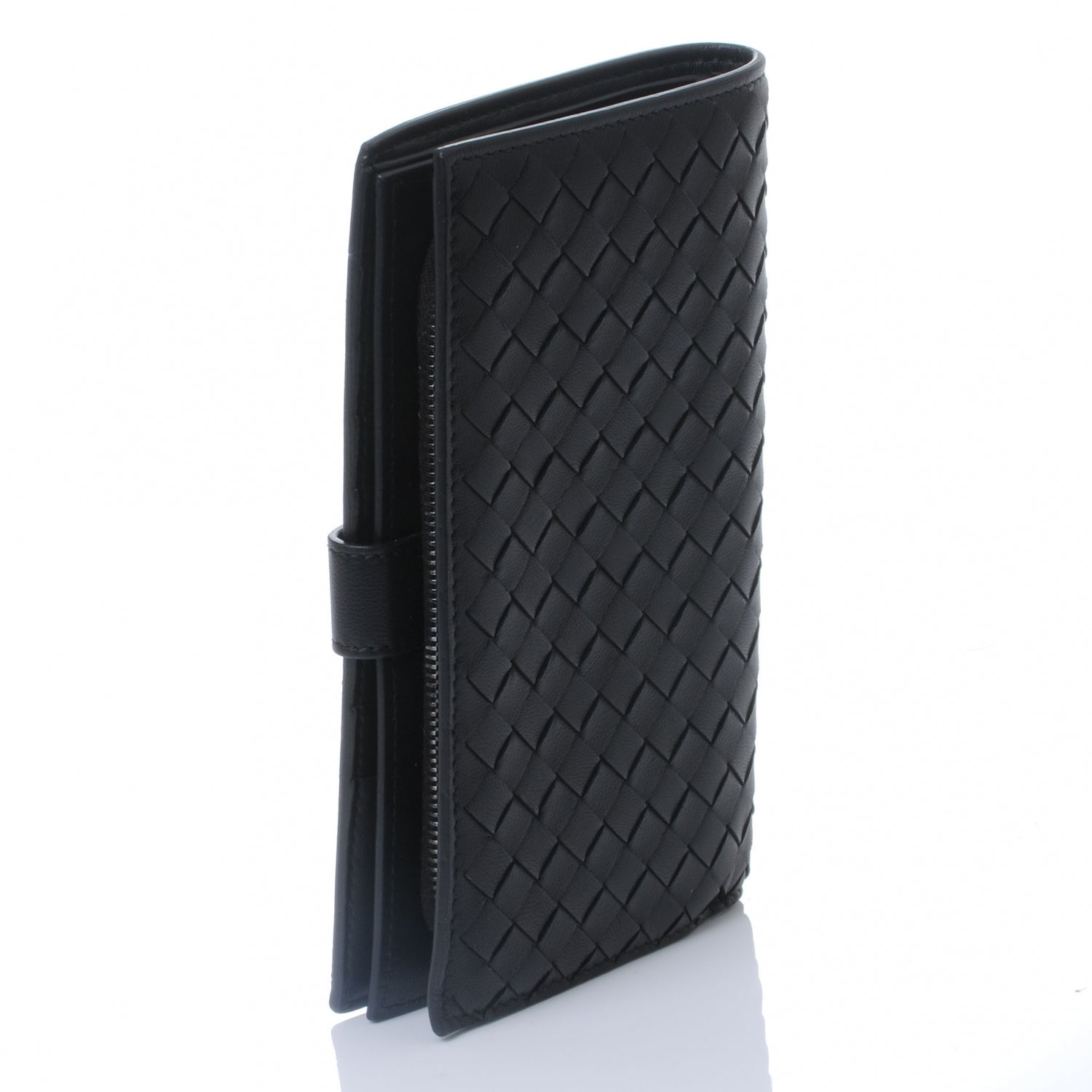 Bottega Veneta Nappa Intrecciato Continental Wallet Black 3 of 8