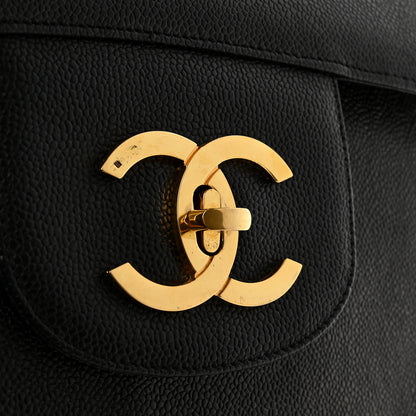 Chanel Caviar Flap XL Shoulder Bag Black 9 of 10
