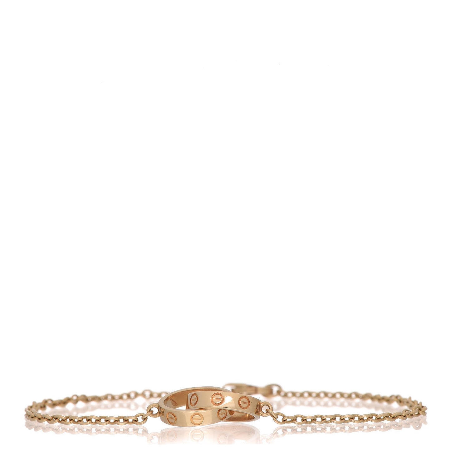 18K Yellow Gold Interlocking LOVE Bracelet