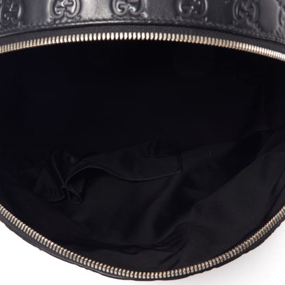 Gucci Guccissima Classic Backpack Black 7 of 9