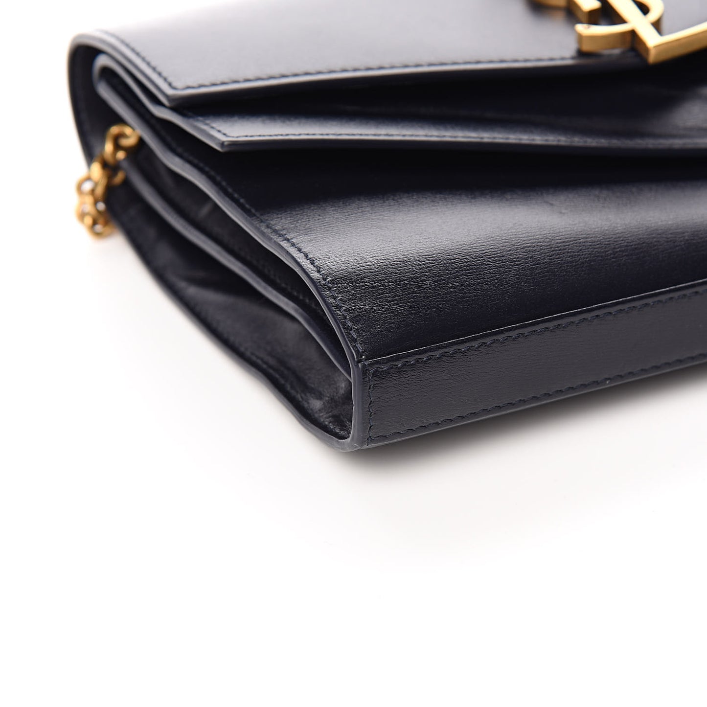 Smooth Calfskin Monogram Sulpice Chain Wallet Marine