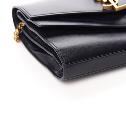 Saint Laurent Smooth Calfskin Monogram Sulpice Chain Wallet Marine 6 of 9