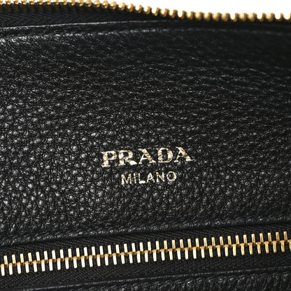 Prada Vitello Daino Tote Black 6 of 9