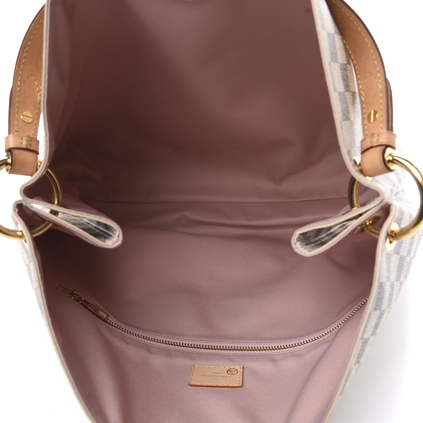 Damier Azur Graceful MM Rose Ballerine