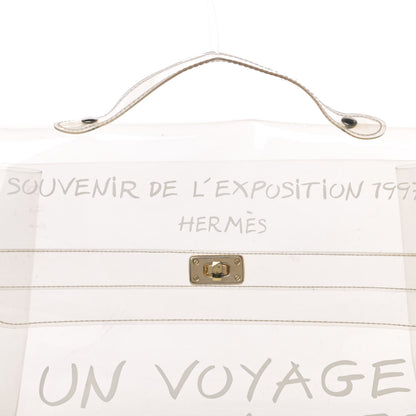 Hermes Vinyl Souvenir De L'Exposition Kelly Transparent 8 of 12