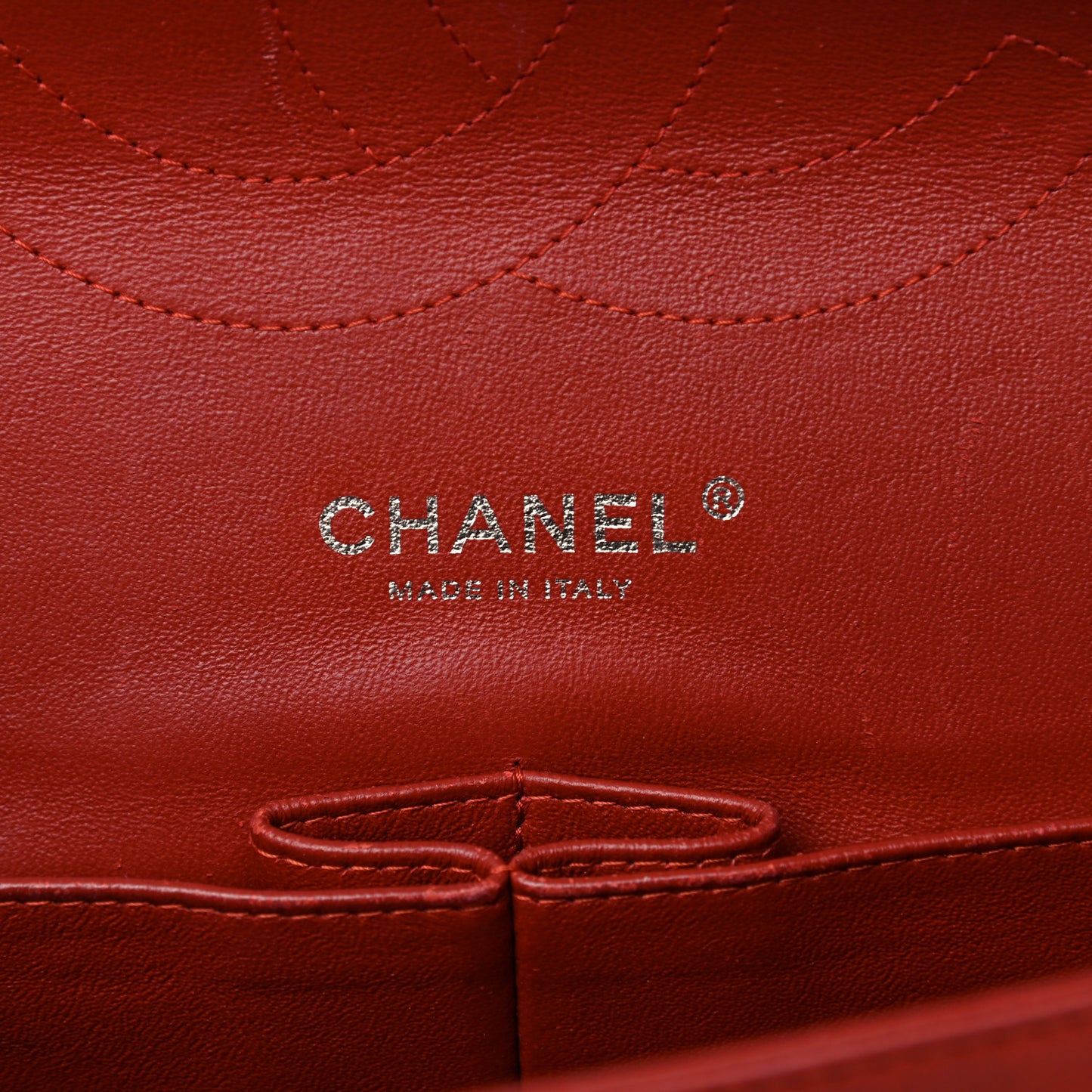 Caviar Quilted Jumbo Double Flap Red