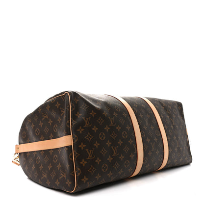 Louis Vuitton Monogram Keepall Bandouliere 55 4 of 10