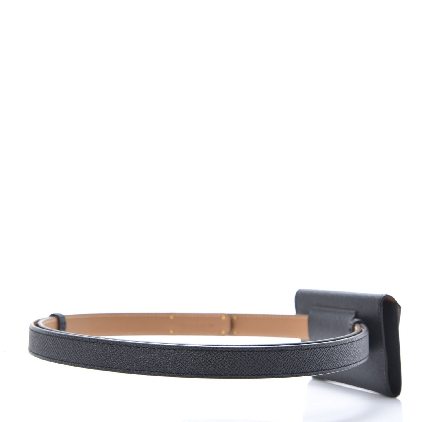 Epsom Kelly Pocket Belt Black
