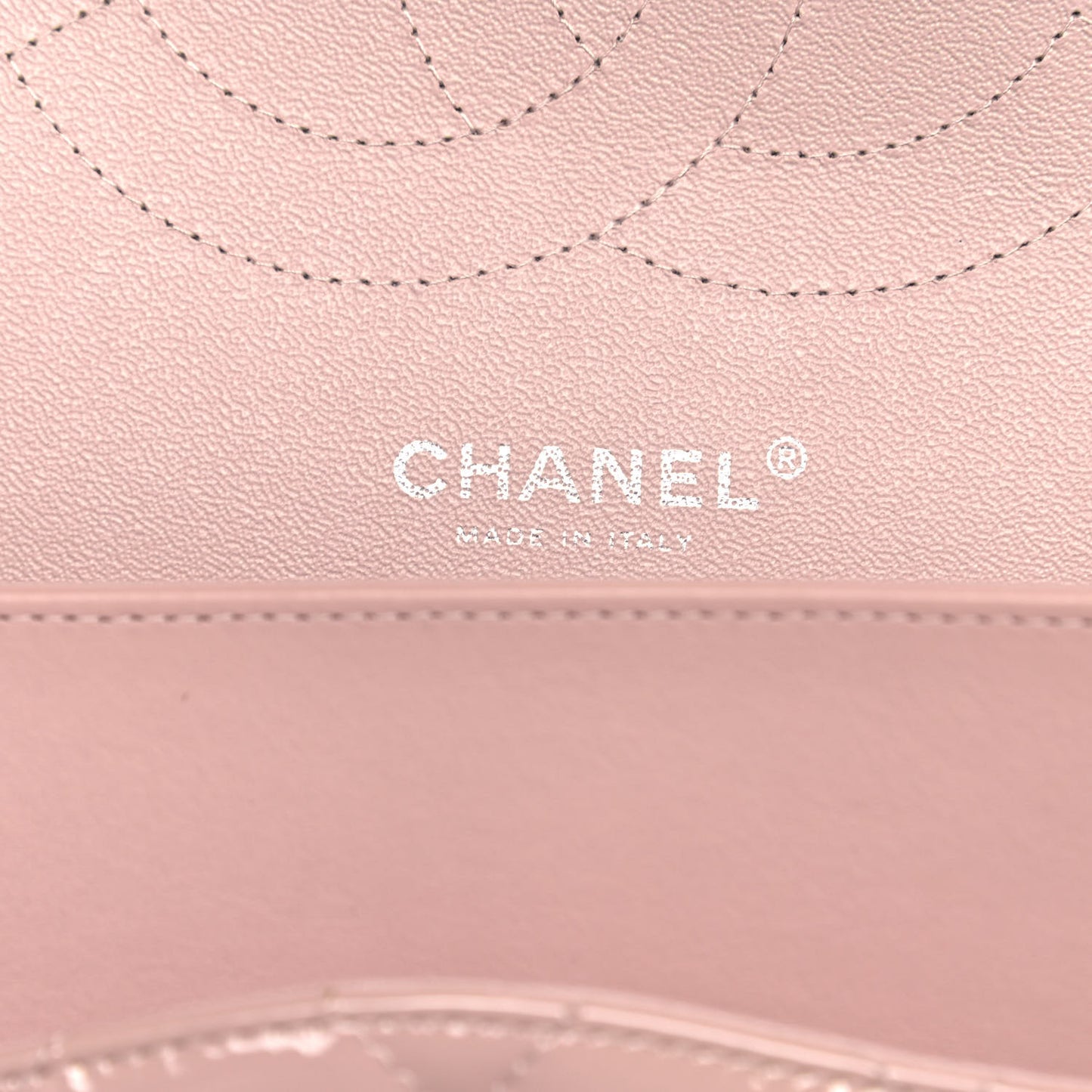 Patent Quilted Jumbo Double Flap Light Pink