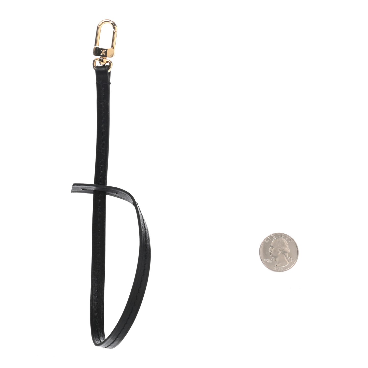 Calfskin Pochette Accessories Strap Black