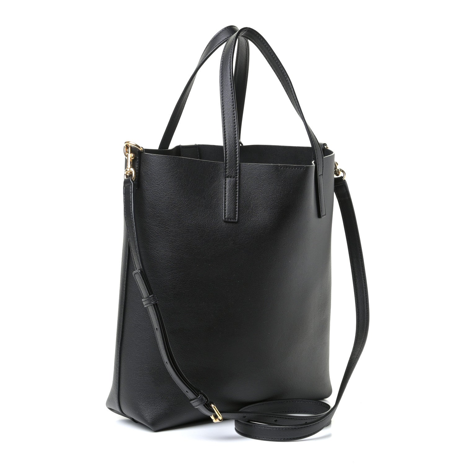 Saint Laurent Calfskin Toy Shopping Tote Black 2 of 4