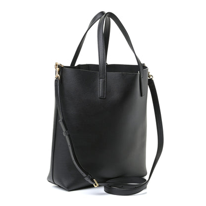 Saint Laurent Calfskin Toy Shopping Tote Black 2 of 4