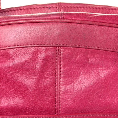 Balenciaga Agneau Classic Hardware Day Hobo Rose Hortensia 19 of 22