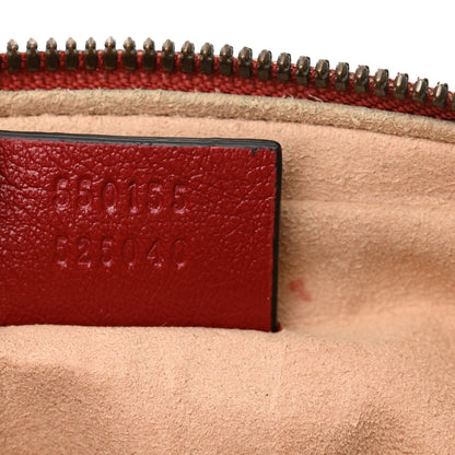 Gucci Azalea Calfskin Matelasse Diagonal Tall GG Marmont Crossbody Bag Romantic Cerise 7 of 13