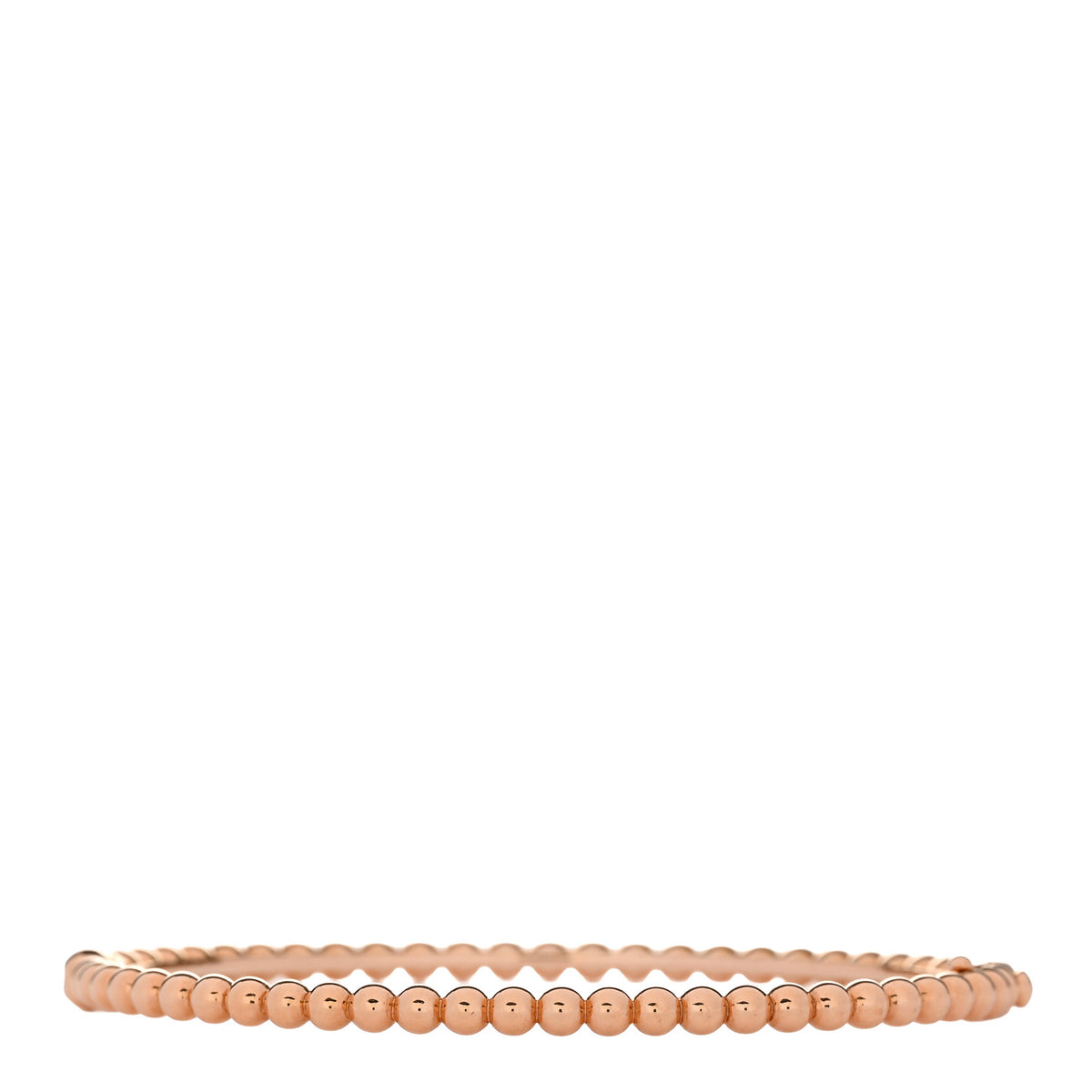 18K Rose Gold Perlee Pearls of Gold Bracelet M