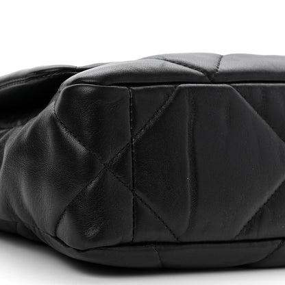 Chanel Lambskin Quilted Medium Chanel 19 Flap Black 9 of 10