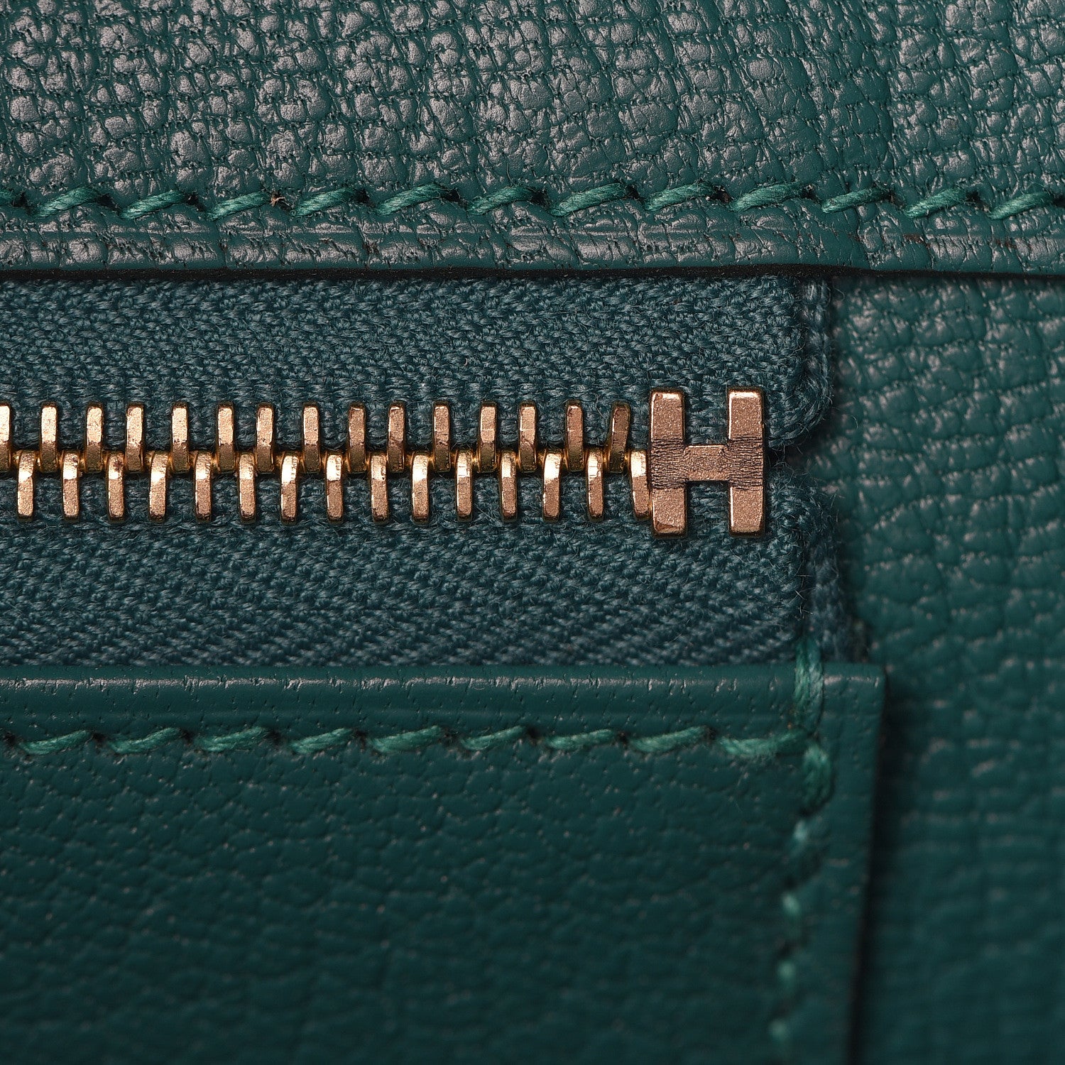 Hermes Togo Birkin 35 Malachite 26 of 33