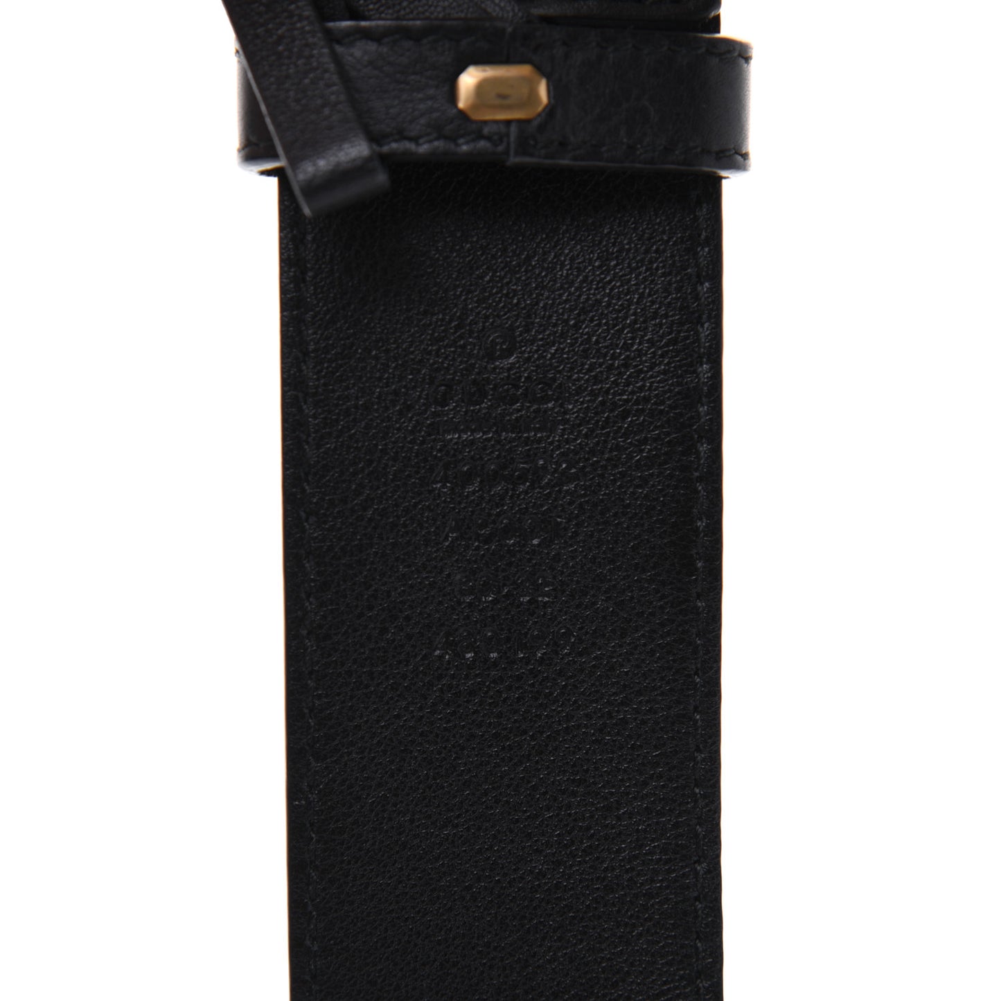 Calfskin Double G 40mm Belt 80 32 Black