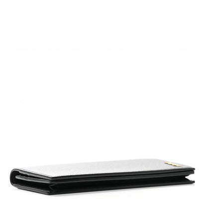 Saint Laurent Calfskin Tiny Monogram Cassandre Wallet Black 4 of 7