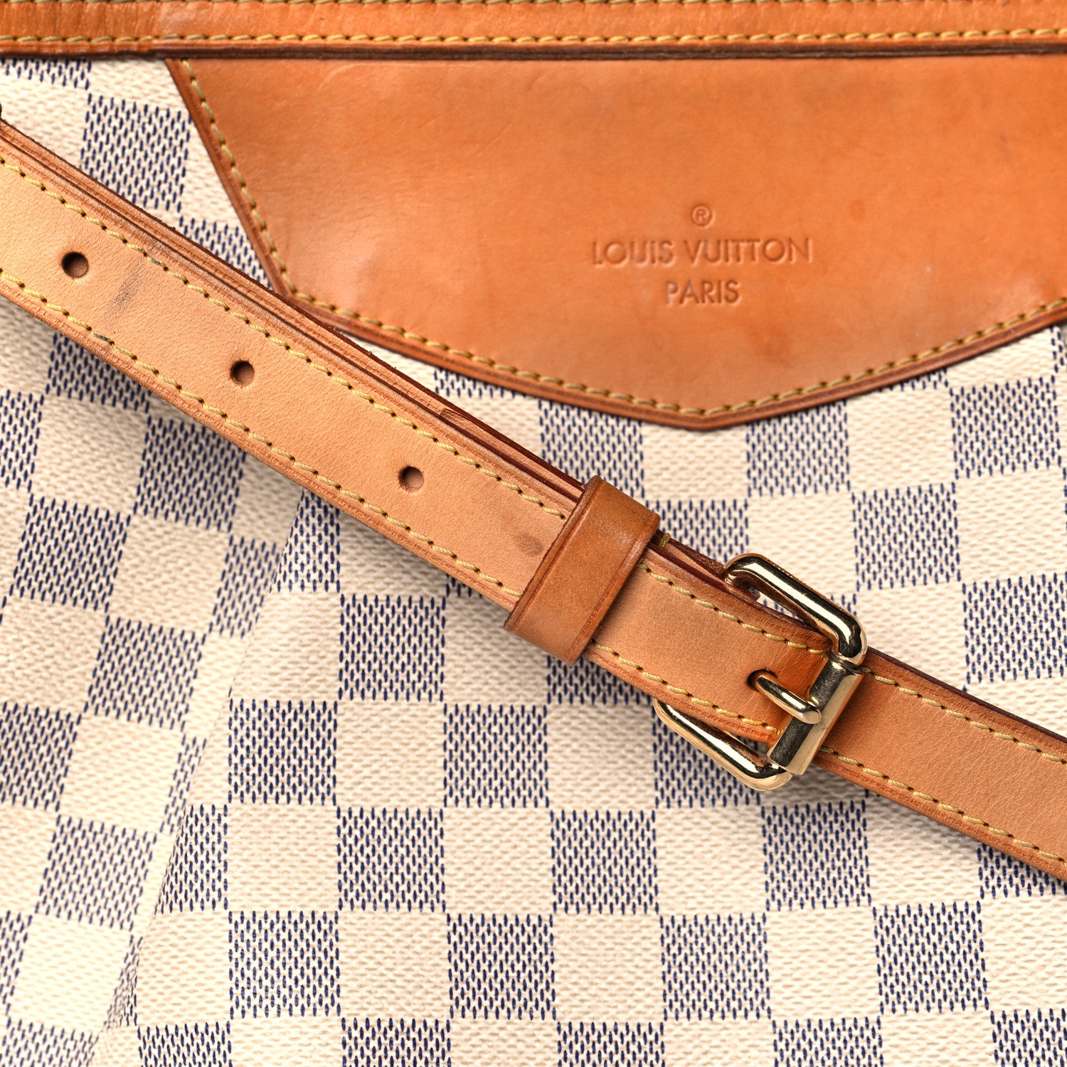 Louis Vuitton Damier Azur Siracusa MM 13 of 18