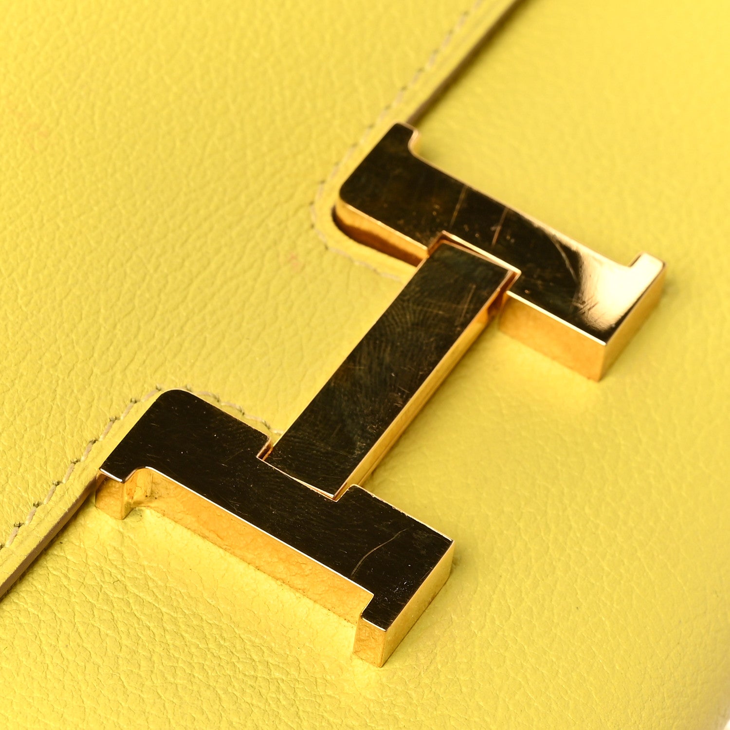 Hermes Evercolor Constance Wallet To Go Lime 9 of 9