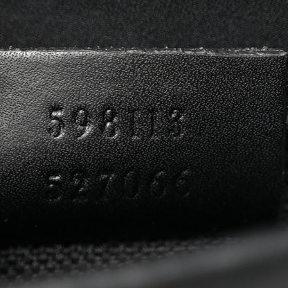 Gucci GG Supreme Monogram Web Slim Belt Bag Black Grey 8 of 14