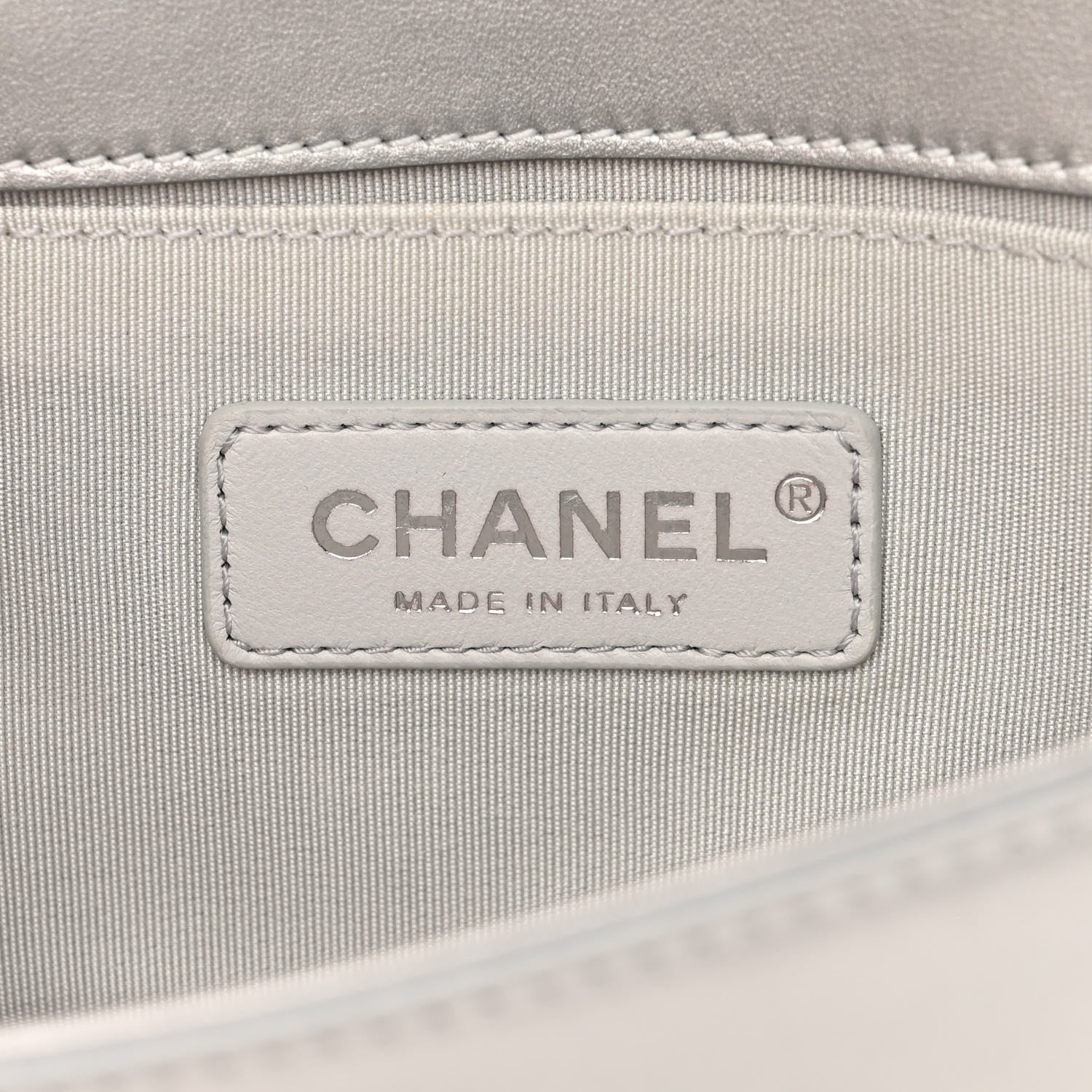 Chanel Metallic Lambskin PVC Quilted Small Boy Flap Blue 6 of 15