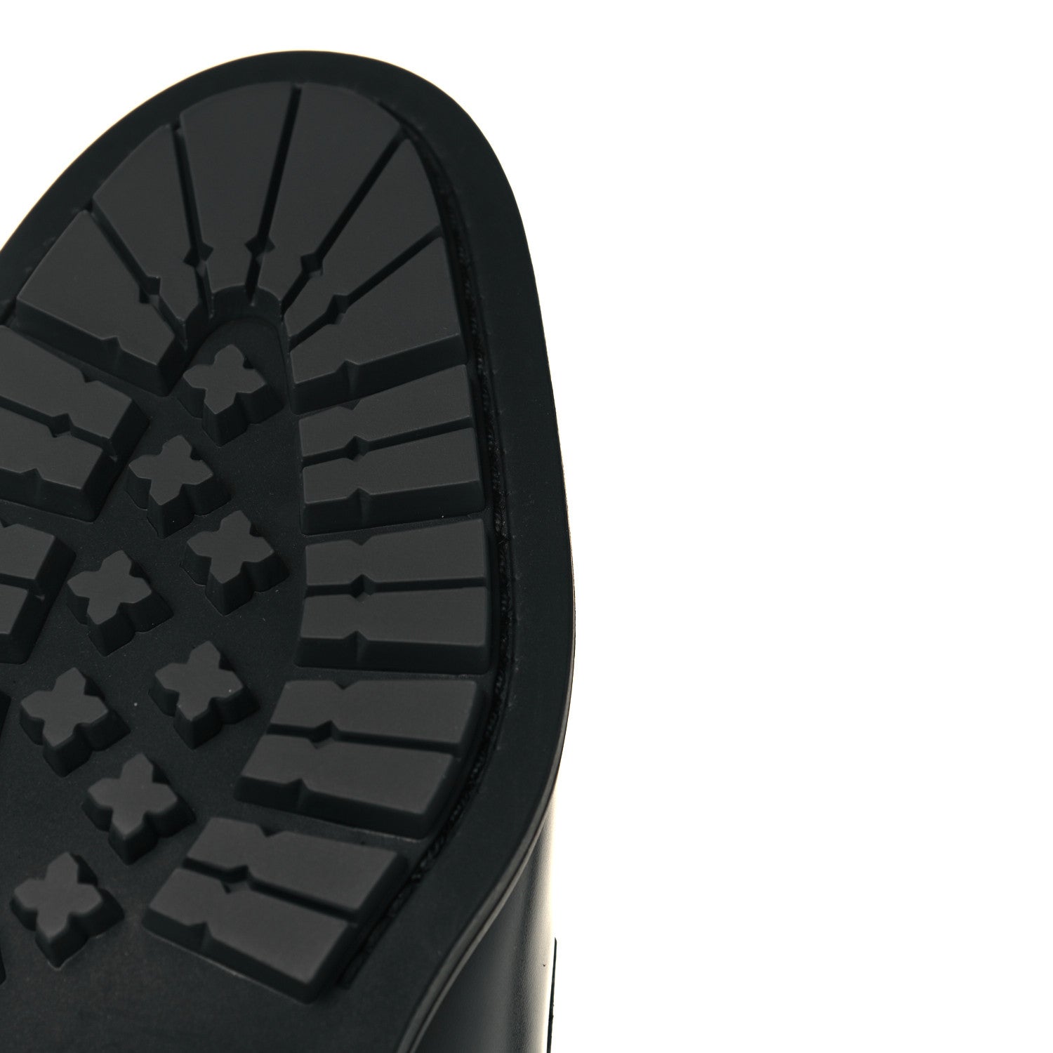 Louis Vuitton Calfskin Mens Derby LV Harness Shoes 7.5 Black 9 of 10