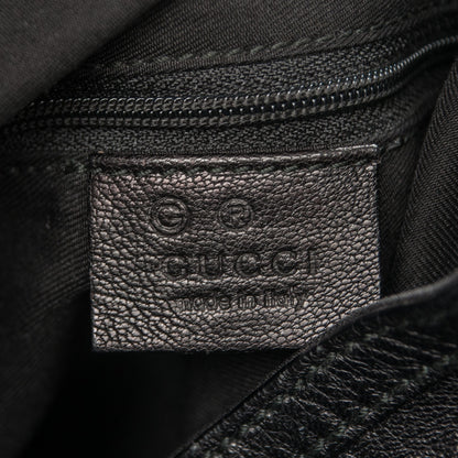 Gucci Guccissima Large Full Moon Tote Black 5 of 7